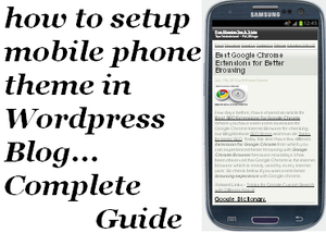 Setup Wodpress Blog Mobile Theme