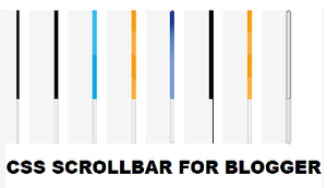 CSS Scroll Bar for Blogger