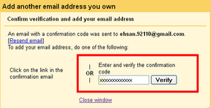 gmail multiple account verification