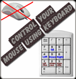 Control Your Mouse Using Keyboard in Windows XP & 7