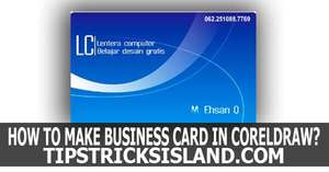 How to Make A Business Card Tutorial