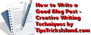 Creative Writing Techniques for blogging