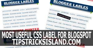 What is Label? Mostly Usable Beautiful CSS3 Designed Label for Bloggers