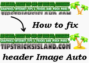 Auto Fix Header Image Height and Width in Blogger