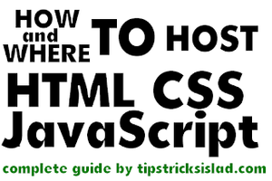 Hosting of HTML, JavaScript and CSS files Method-1